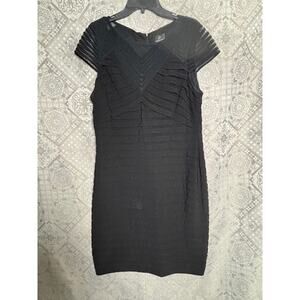 Adrianna Papell Cocktail Dress Beautiful Cap Sleeve Size 18